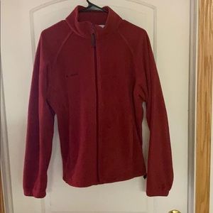 Red Columbia zip up